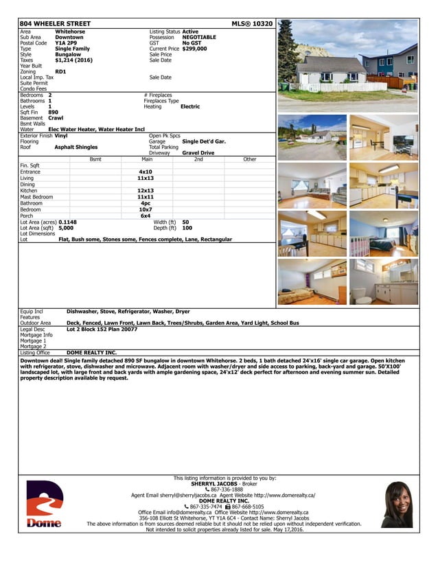 804 wheeler street whitehorse real estate dome realty inc