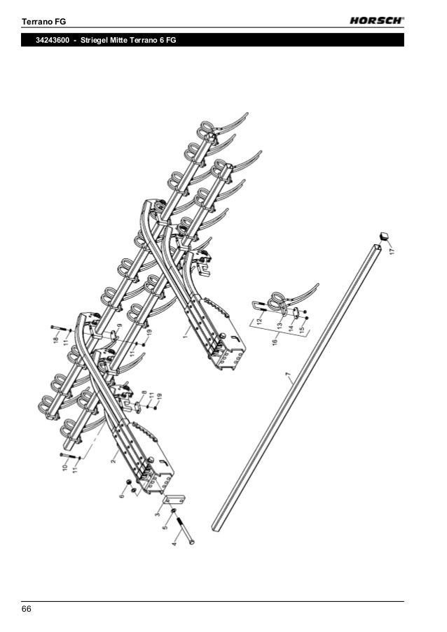 Horsch Terrano FG parts catalog