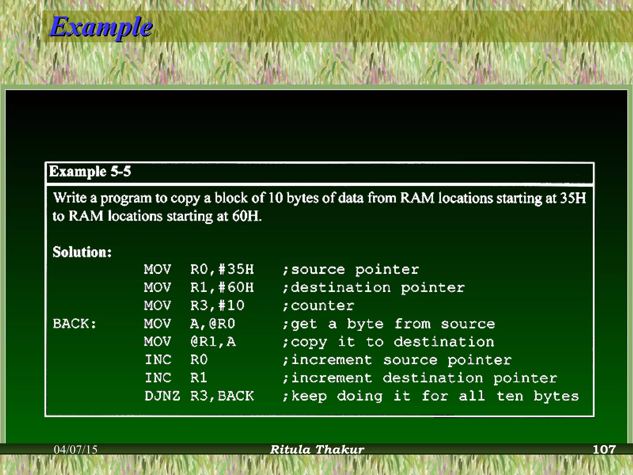ExampleExample
04/07/15 Ritula Thakur 107
 