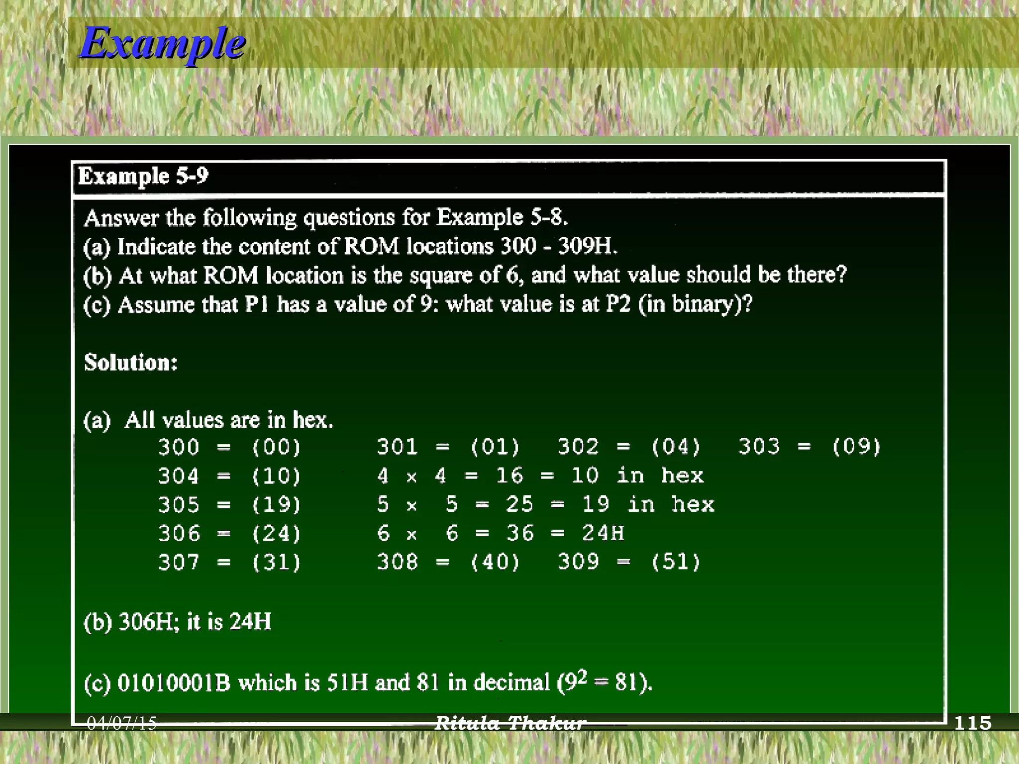 ExampleExample
04/07/15 Ritula Thakur 115
 
