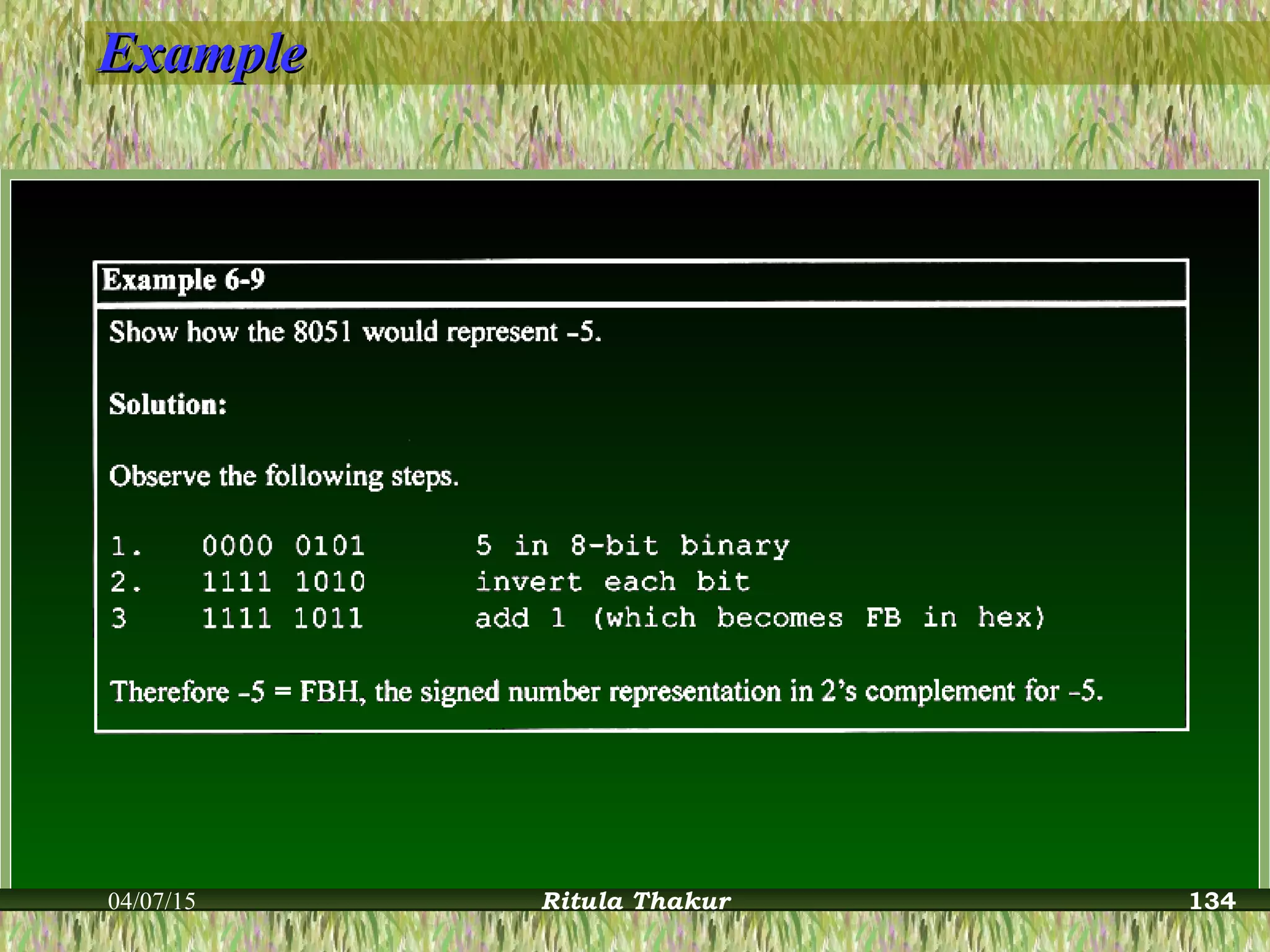 ExampleExample
04/07/15 Ritula Thakur 134
 