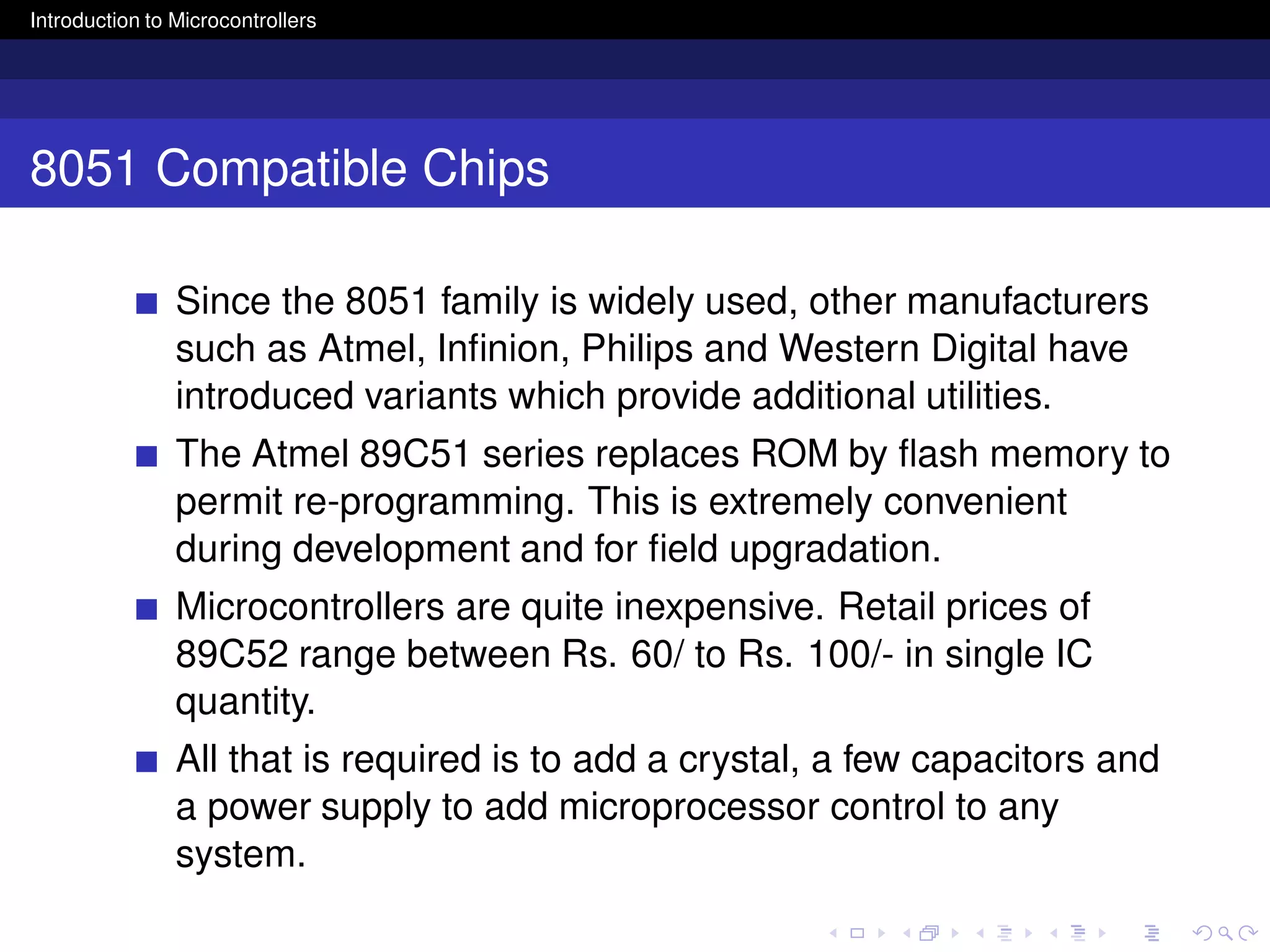 Introduction to Microcontrollers | PPT