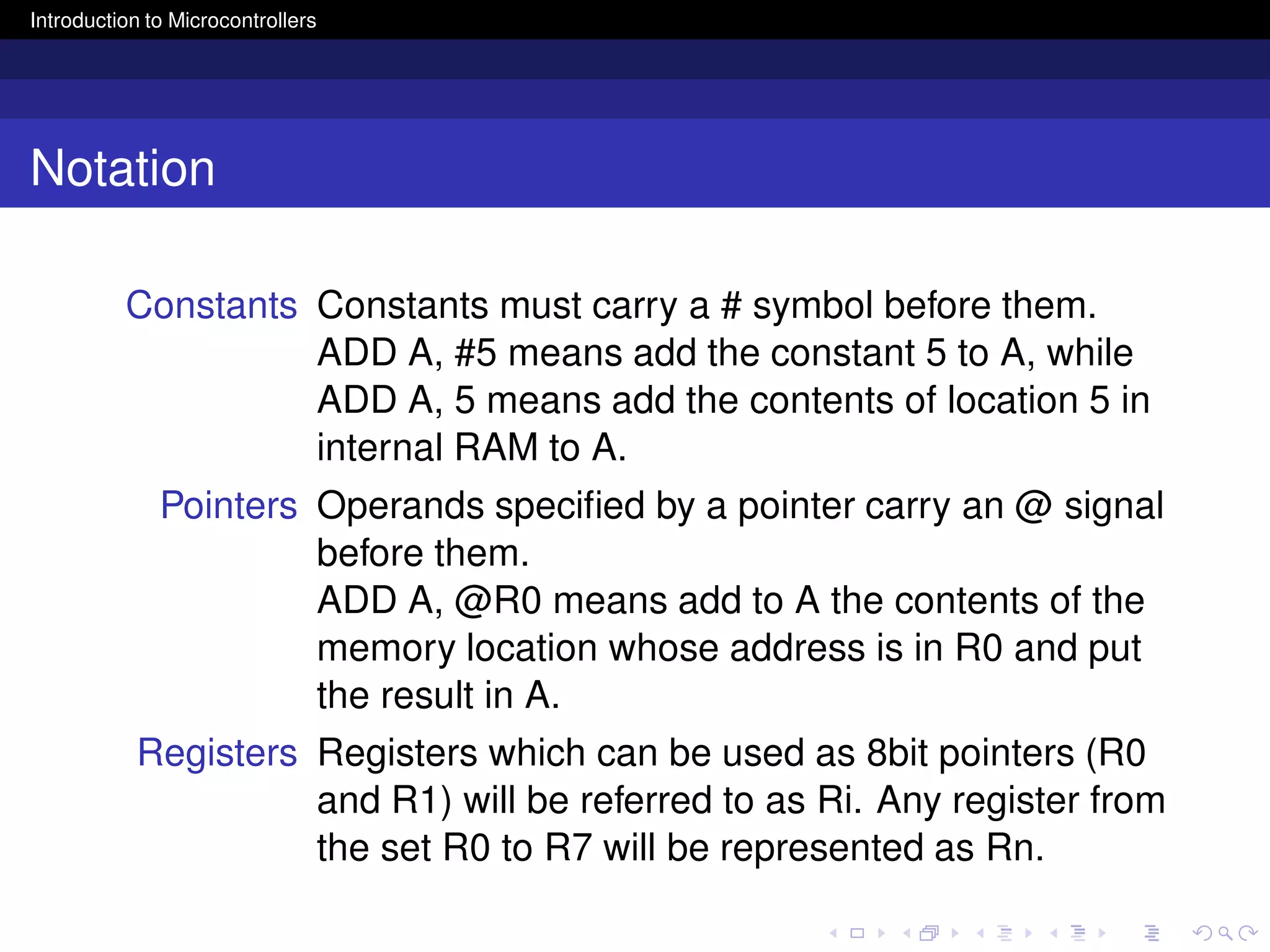 Introduction to Microcontrollers | PPT
