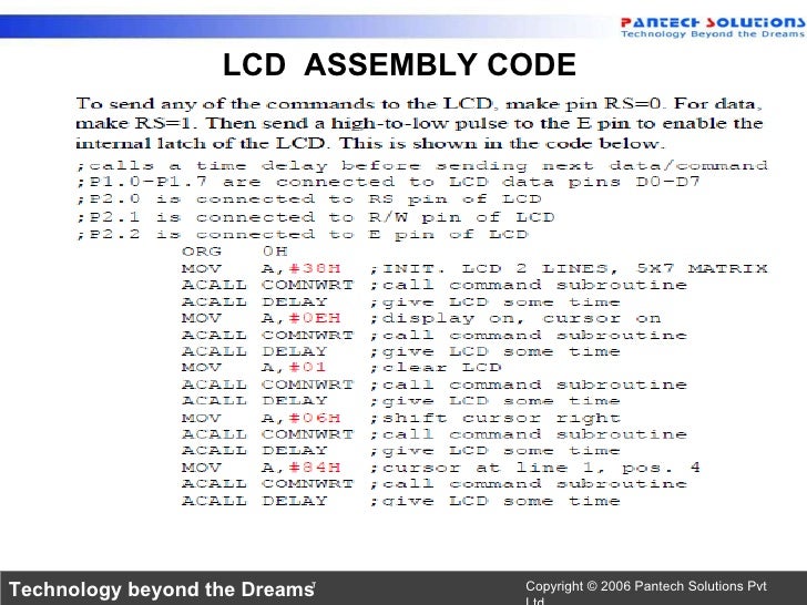 Interfacing LCD with 8051 Microcontroller