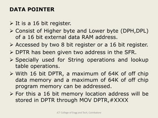 8051 microcontroller | PPTX