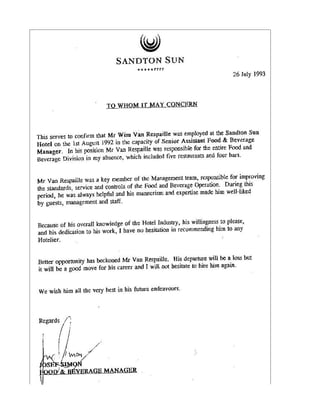 reference The Sandton Sun - Johannesburg
