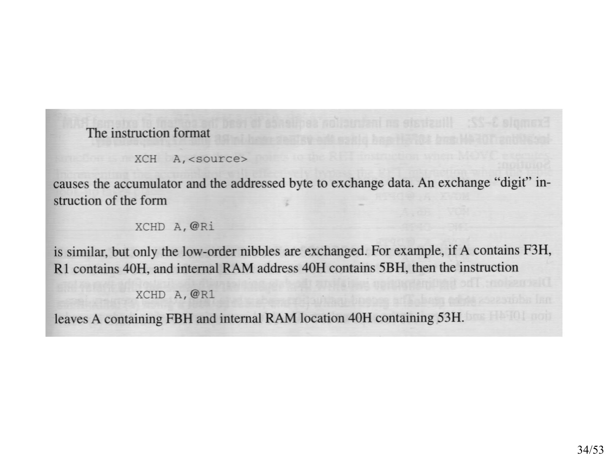 8051d.ppt microcontroller instruction set summary | PPT