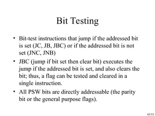 8051d.ppt microcontroller instruction set summary | PPT