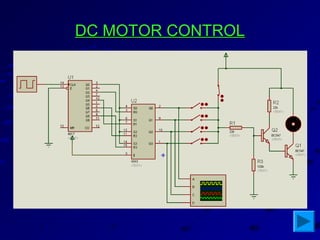 DC MOTOR CONTROLDC MOTOR CONTROL
 