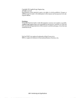 8051 interfacing and applications (1991) ww