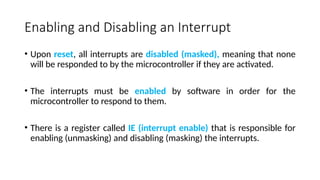 8051 interrupt Presentation Download for ECE | PPTX
