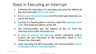 8051 interrupt Presentation Download for ECE | PPTX
