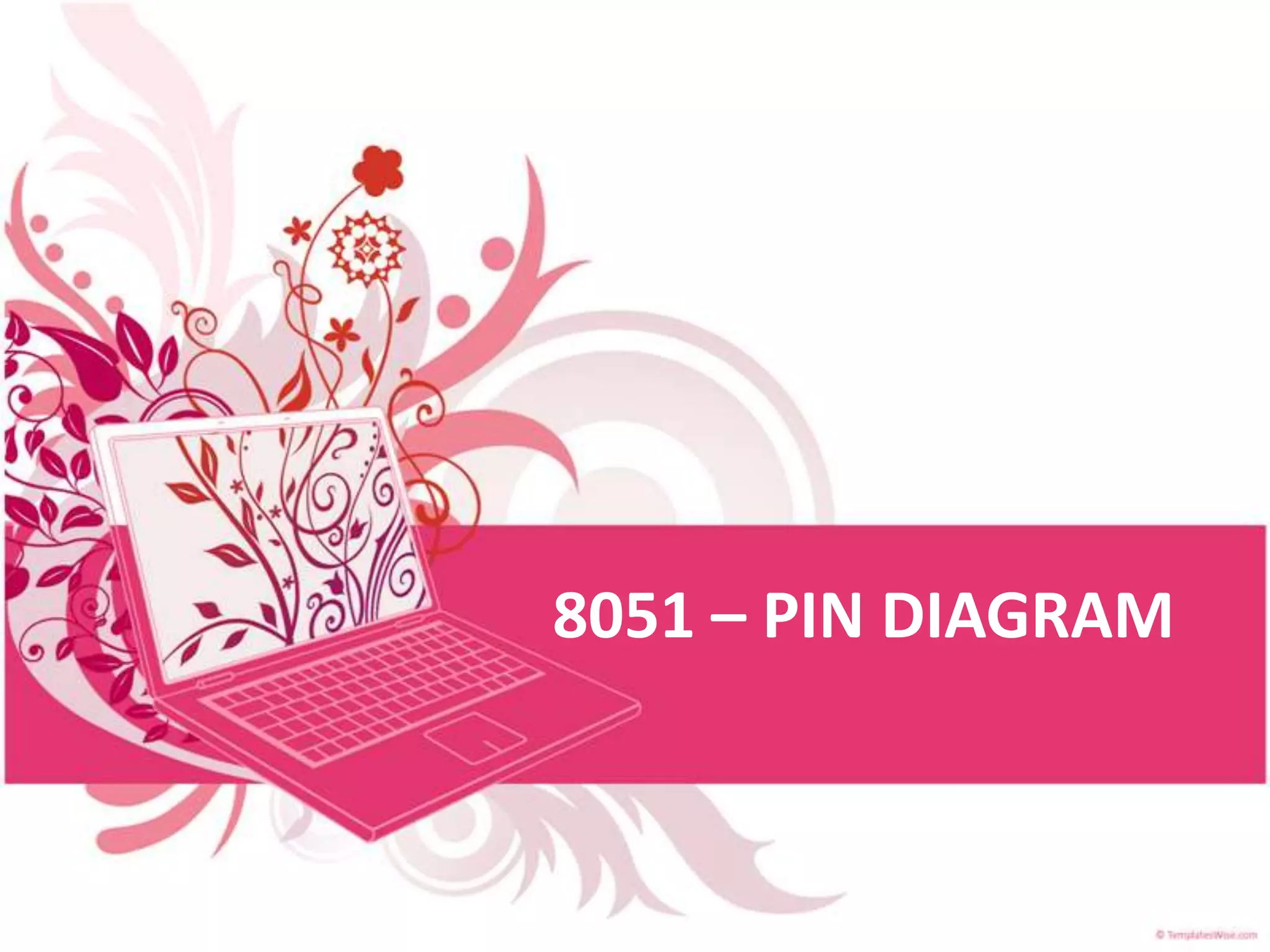 8051 – PIN DIAGRAM
 