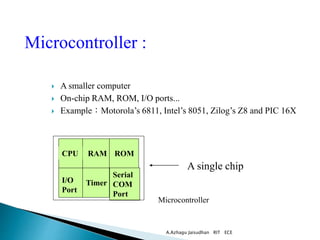 8051 microcontroller | PPTX