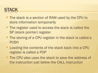 8051 Microcontroller architecture and operation | PPT