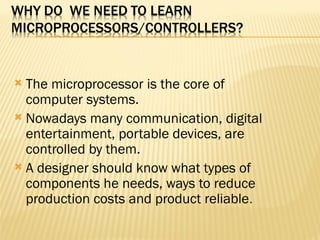 8051 Microcontroller architecture and operation | PPT