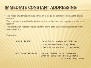 8051 Microcontroller architecture and operation | PPT
