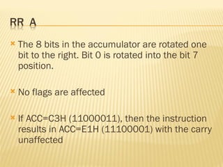 8051 Microcontroller architecture and operation | PPT