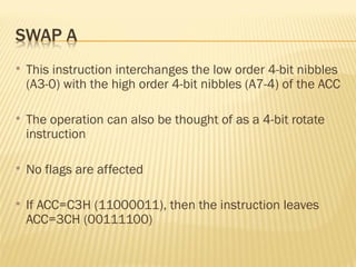 8051 Microcontroller architecture and operation | PPT