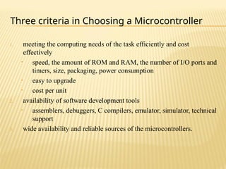 8051 Microcontroller architecture and operation | PPT