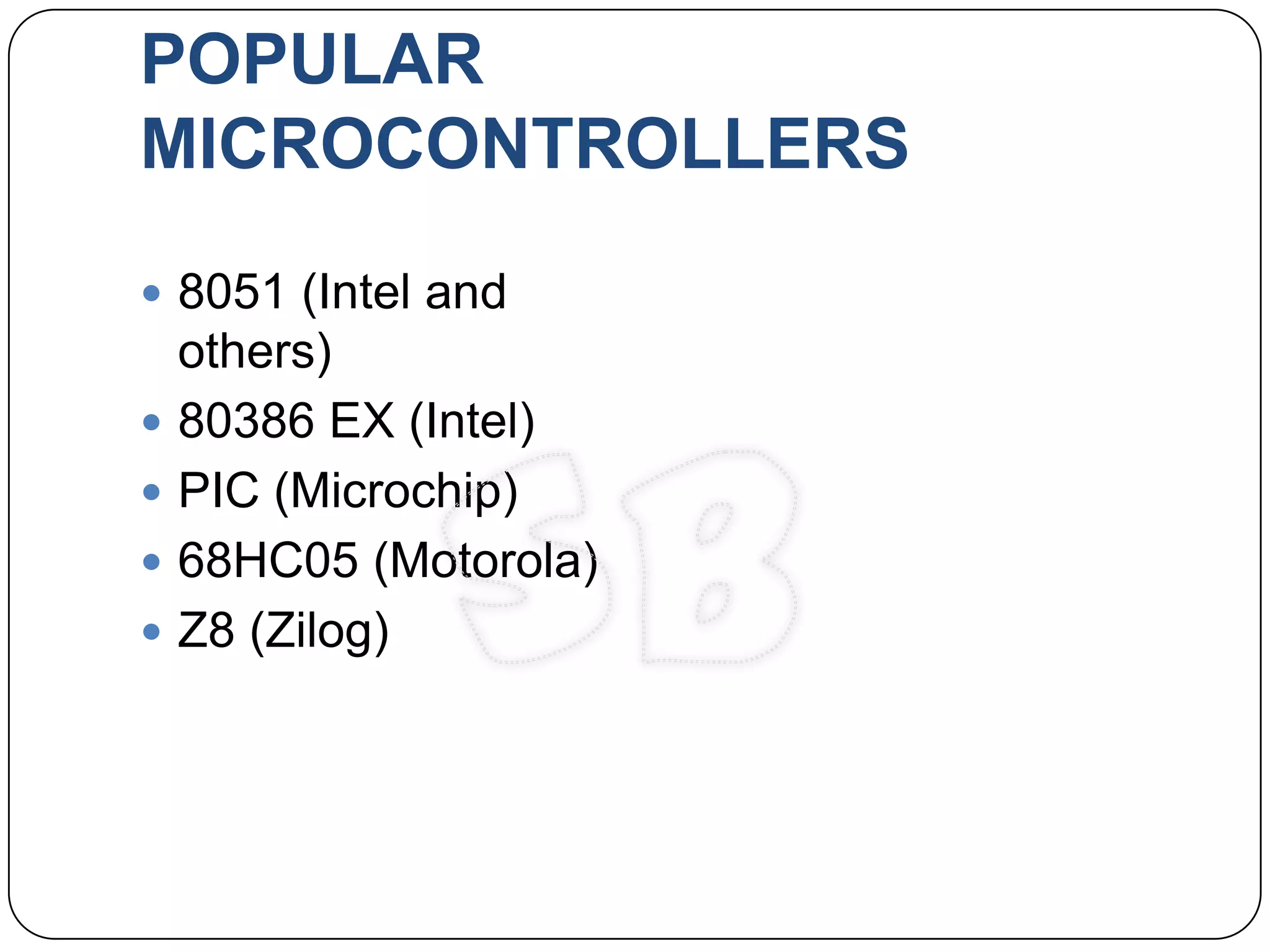8051 microcontroller and embedded system | PPT