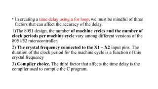8051 Programing in C.pptx this is ppt on 8051 programming | PPTX