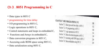 8051 Programing in C.pptx this is ppt on 8051 programming | PPTX