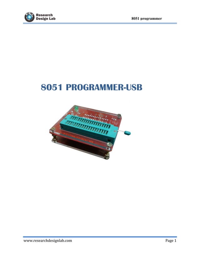 8051 Programmer-USB | PDF