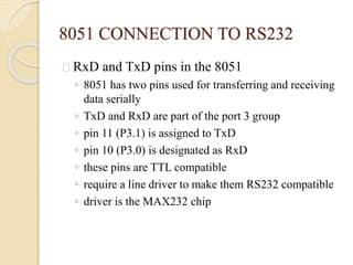 8051 serial communication1 | PPTX