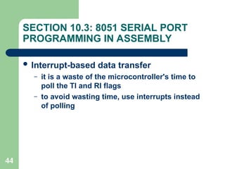 8051 SERIAL PORT PROGRAMMING IN aSSEMBLY.ppt