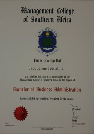 Business Degree