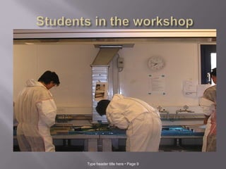 Type header title here  Page 9
 