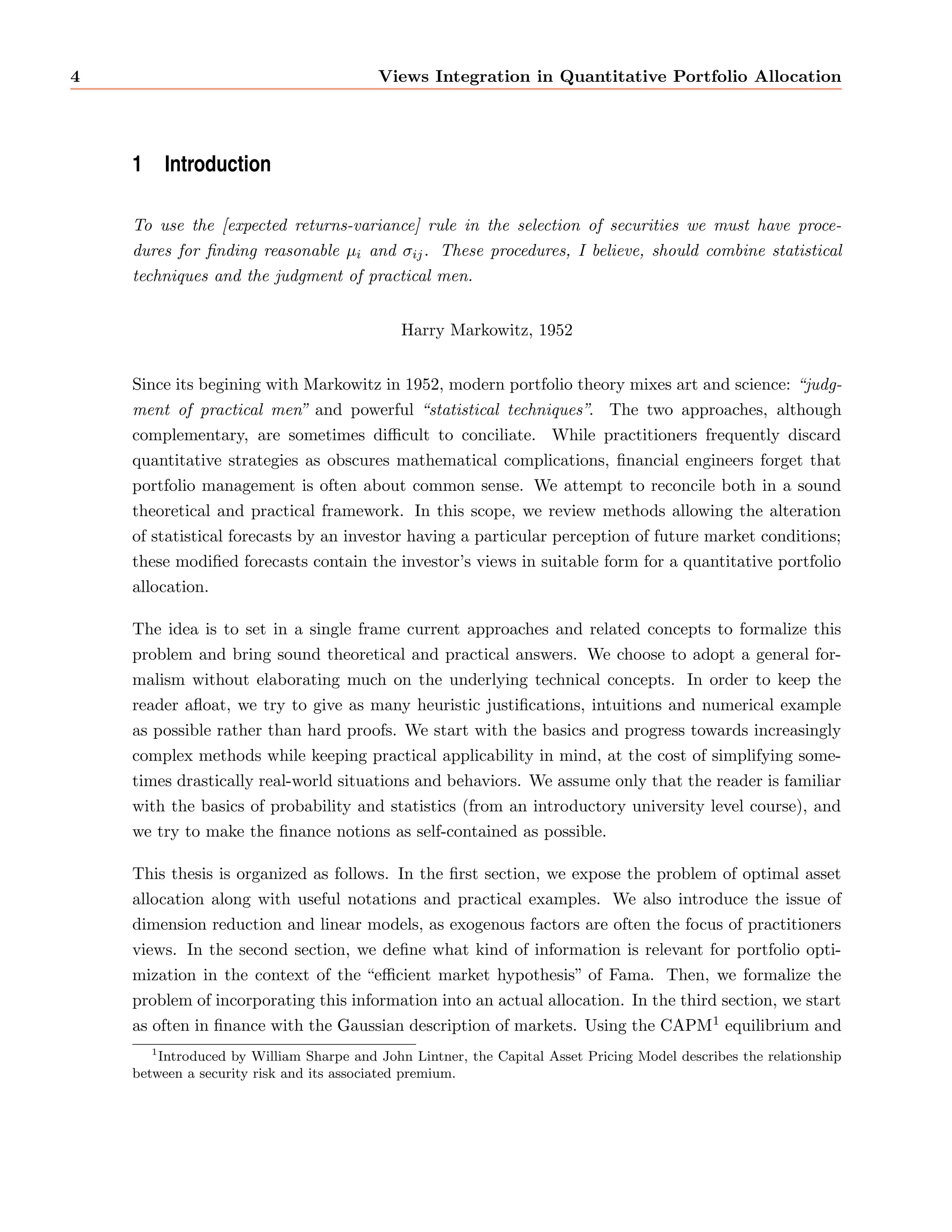 fth section, we conclude on the project and 
give directions of interest for the future. 
1LBS - Institute of Theoretical Physics, EPFL, thibault.vatter@epfl.ch 
2QAM Department, Swissquote Bank SA, thibault.vatter@swissquote.ch 
 