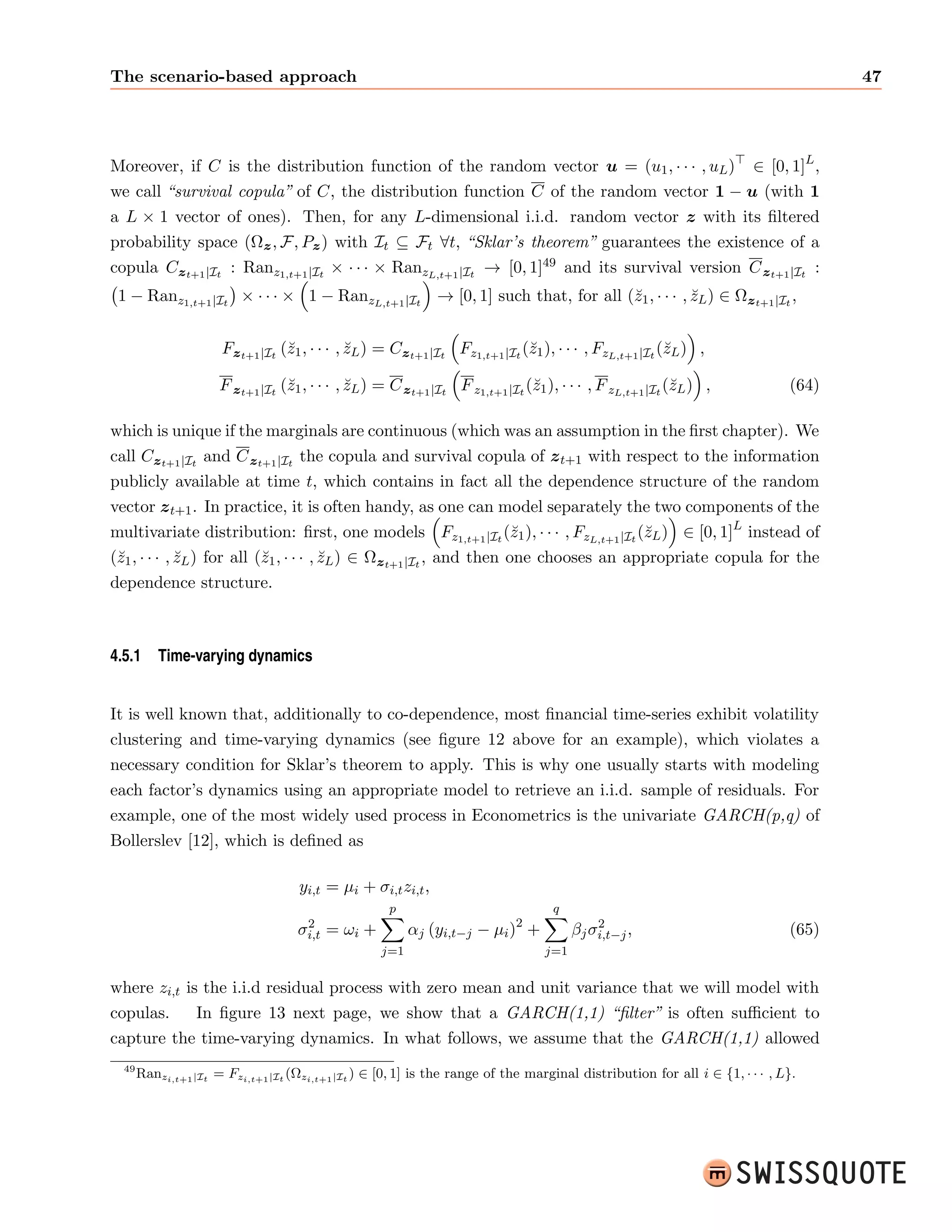 rst term as the addition of a scalar plays no role in the expected utility 
maximization (or the utility of zero return is zero). The truncation can by justi 