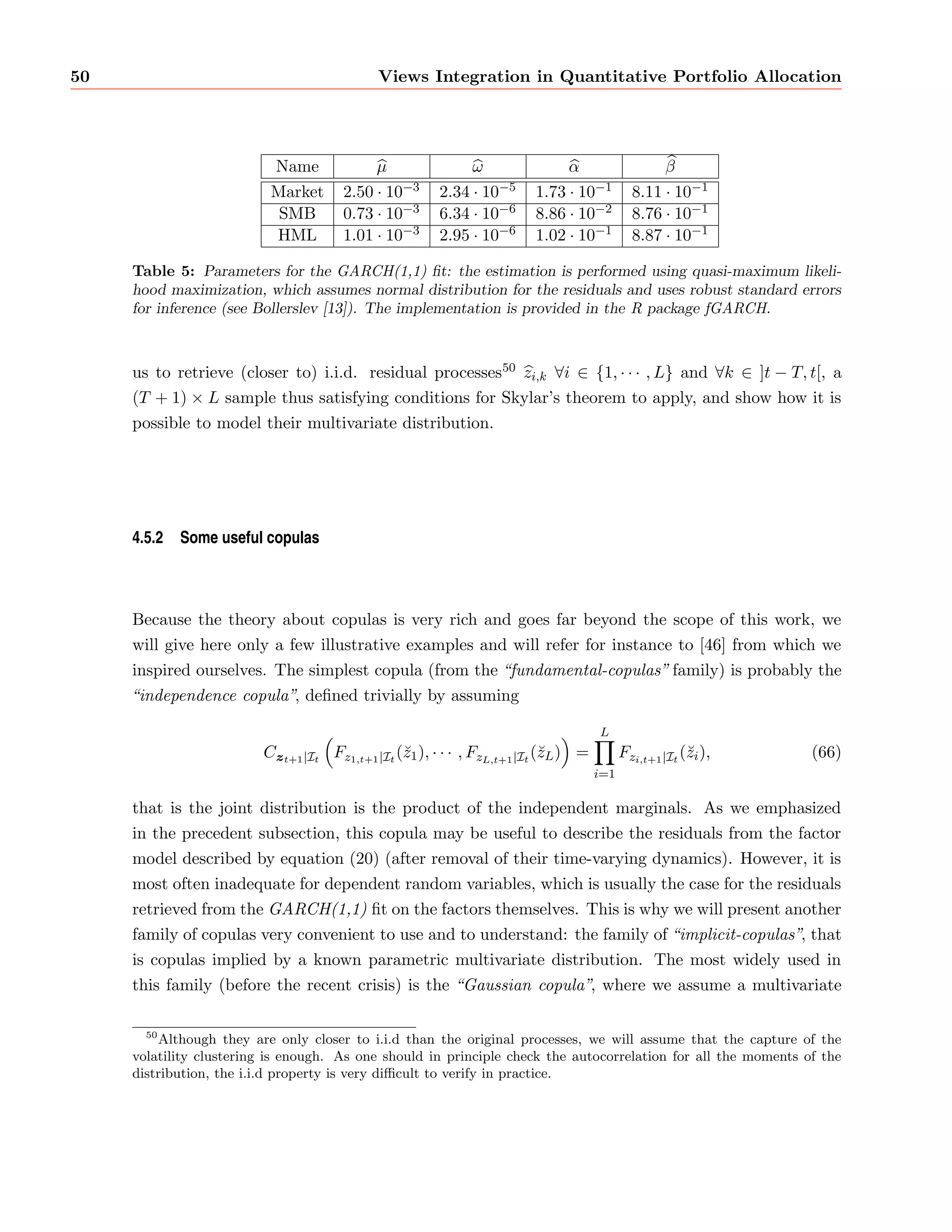 rst is 
straightforward in the context of rational expectations, the second has been shown empirically 
for instance in [54]. Those assumptions imply that the utility is an increasing function (or 
equivalently the  