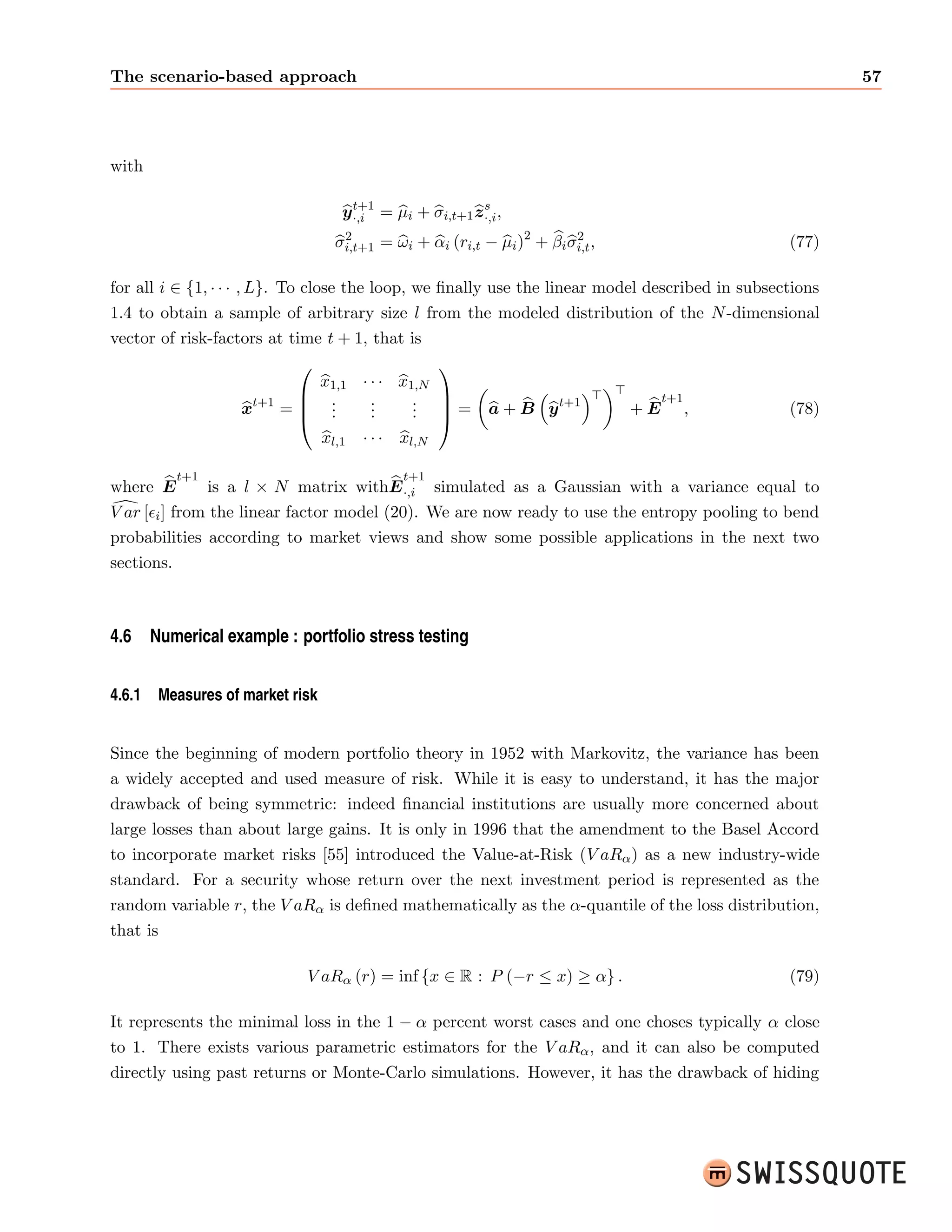 ltered probability space. 
9The dierence comes from assuming that E [rp;t+1jFt]2  E 
 
r2 
p;t+1jFt 
 
, or equivalently V ar [rp;t+1jFt]  
E 
 
r2 
p;t+1jFt 
 
. 
 