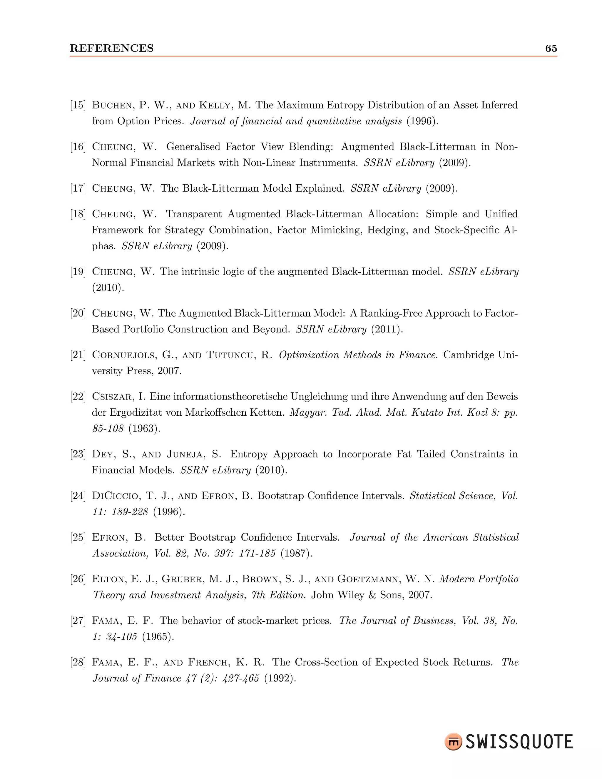 nding the optimal w can be formulated as the Lagrangian 
maximization 
(w; )  argmax 
w; 
fL (w; )g ; 
L(w; ) = w  

 
2 
ww   
 
w1  1 
 
; (9) 
where we added the Lagrangian multiplier  and 1 is a vector ones. The  