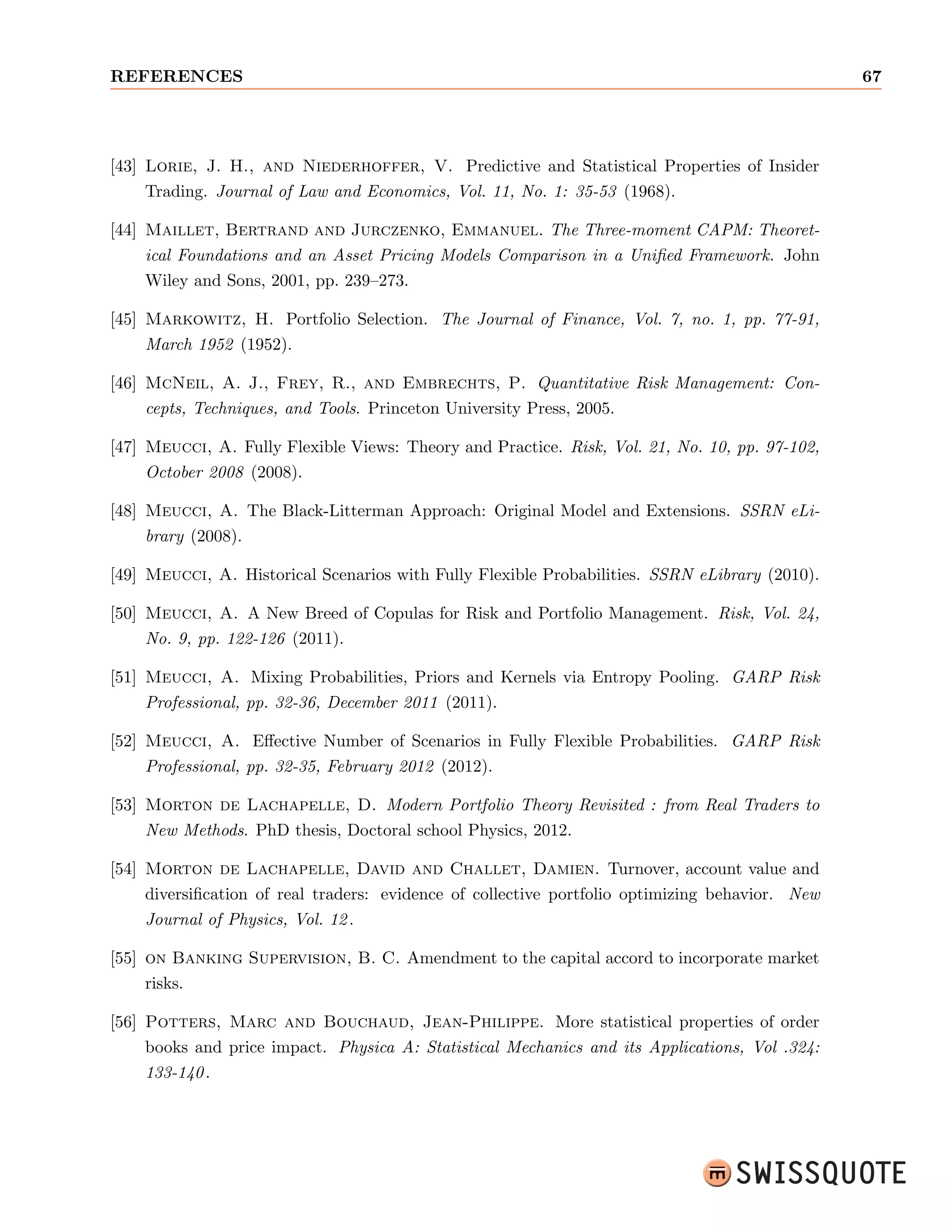 nite. The set of values 
for 
 2 (0;1) induces a set of attainable portfolios de 