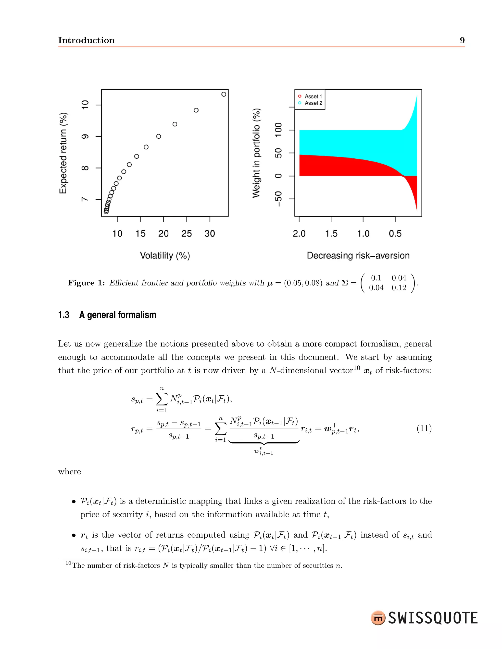 nancial engineers forget that 
portfolio management is often about common sense. We attempt to reconcile both in a sound 
theoretical and practical framework. In this scope, we review methods allowing the alteration 
of statistical forecasts by an investor having a particular perception of future market conditions; 
these modi 