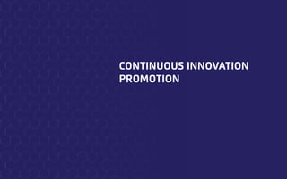 CONTINUOUS INNOVATION
PROMOTION
 