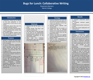 2013 Collaborative Writing Poster | PPT