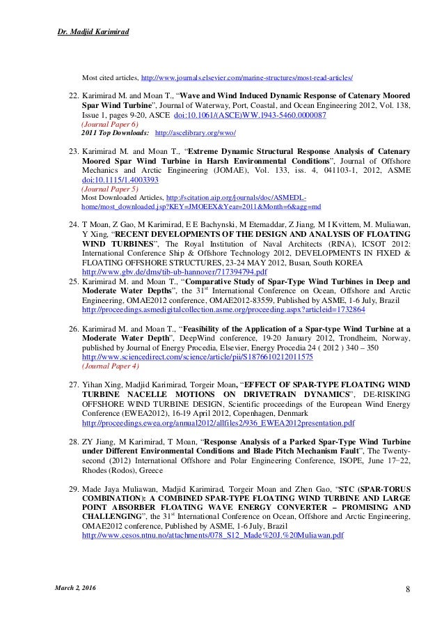 Doctoral thesis on ha wind turbines