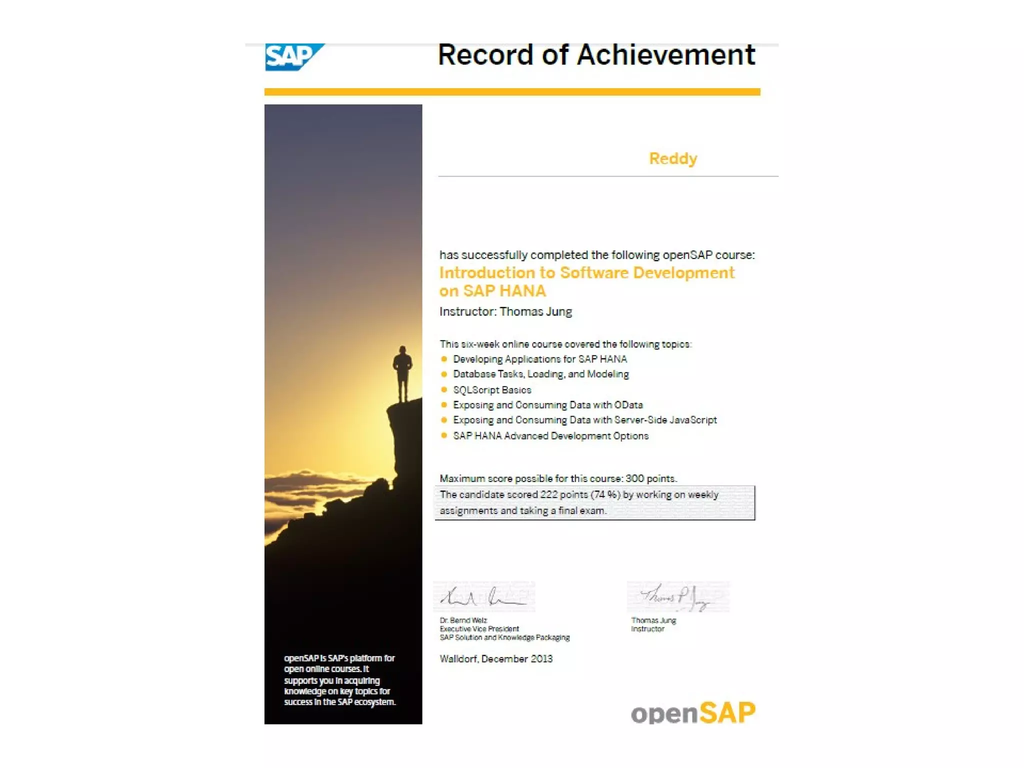 My  Carrer Certifications 1