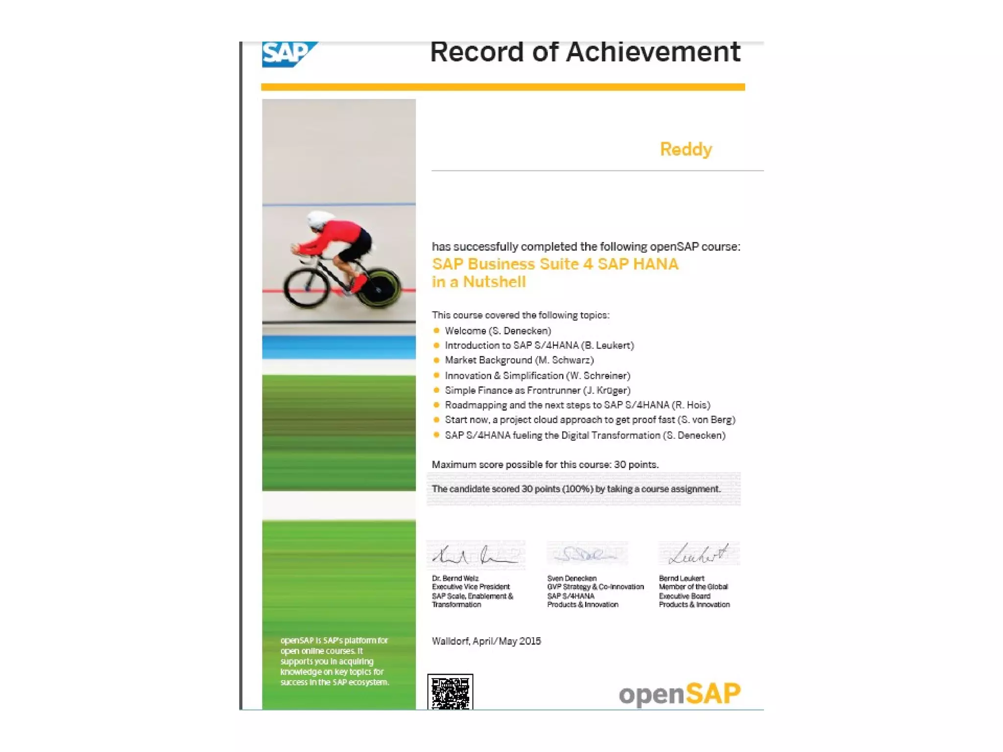 My  Carrer Certifications 1