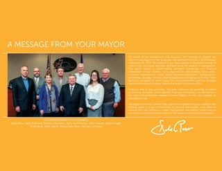 A MESSAGE FROM YOUR MAYOR
On behalf of the Georgetown City Council, I am honored to present the
City’s Annual Report for t...