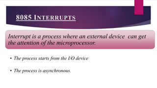 PPT on 8085 Microprocessor | PPTX