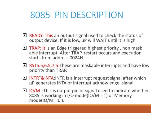 8085 Architecture | PPT