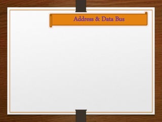 Address & Data Bus
 