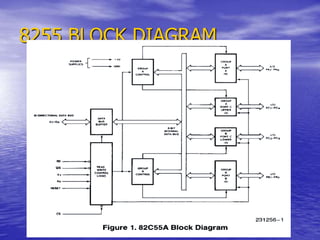8255 BLOCK DIAGRAM
 