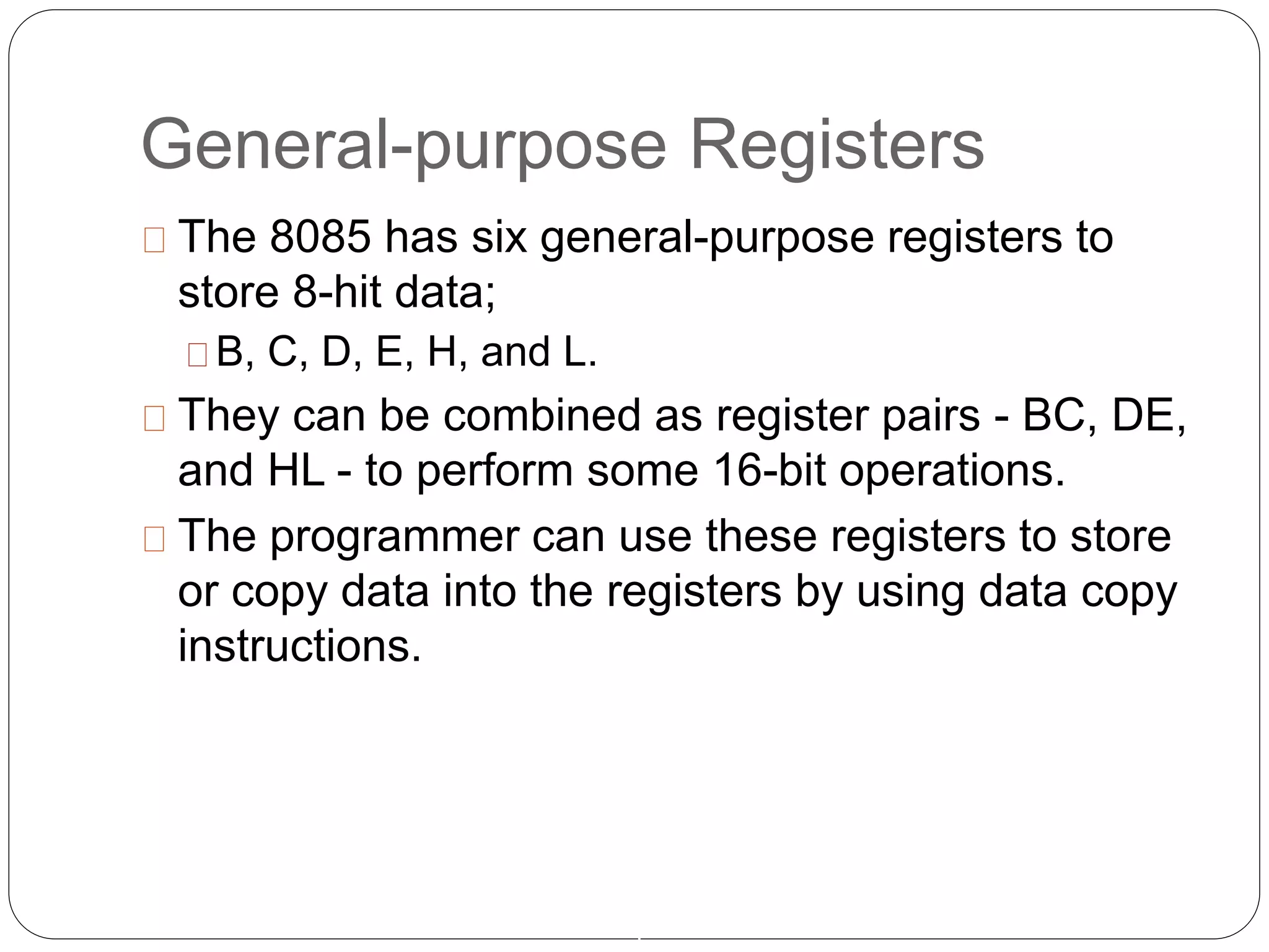 8085 architecture | PPT